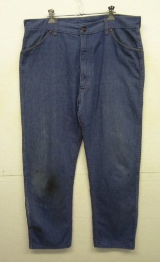 画像: 70'S SEARS "VAT DAYED" デニム ペインターパンツ インディゴ SCOVILLジップ USA製 (VINTAGE) 「Bottoms」入荷しました。