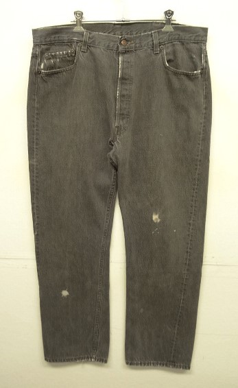 画像: 80'S LEVIS 501 デニム 先染めブラック USA製 W38L30 (VINTAGE) 「Bottoms」入荷しました。