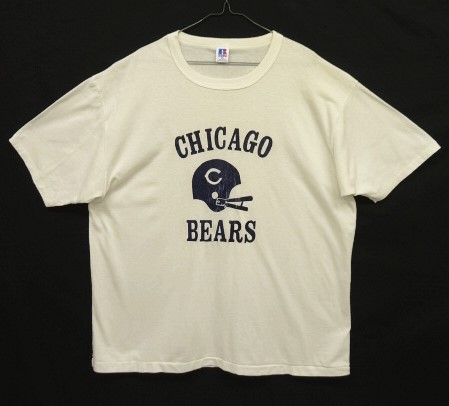 画像: 90'S RUSSELL ATHLETIC "CHICAGO BEARS" シングルステッチ Tシャツ ホワイト USA製 (VINTAGE) 「T-Shirt」入荷しました。