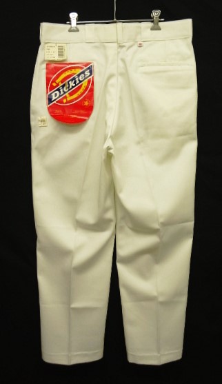 画像: 80'S DICKIES 874 チビタグ ワークパンツ ホワイト W36L31 USA製 (DEADSTOCK) 「Bottoms」入荷しました。