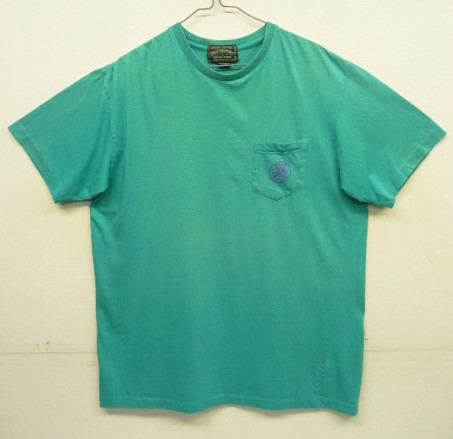 画像: 90'S RALPH LAUREN "POLO COUNTRY" シングルステッチ ポケット付き 半袖 Tシャツ グリーン (VINTAGE) 「T-Shirt」入荷しました。