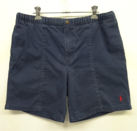 画像: 90'S RALPH LAUREN ドローコード付き チノショーツ ネイビー (VINTAGE) 「Shorts」入荷しました。