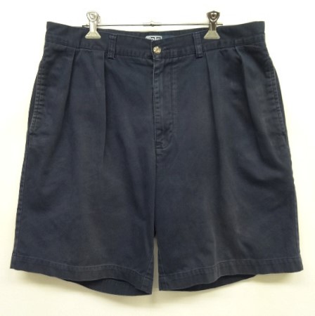 画像: 90'S RALPH LAUREN "TYLER SHORT" ツープリーツ チノショーツ ネイビー (VINTAGE) 「Shorts」入荷しました。