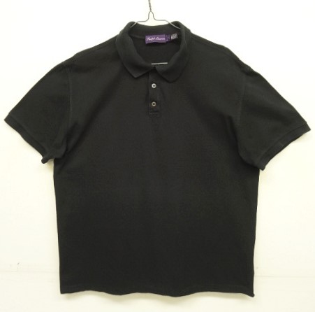 画像: RALPH LAUREN "PURPLE LABEL" 半袖 ポロシャツ ブラック イタリア製 (USED) 「S/S Polo」入荷しました。