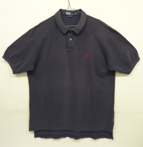 画像: 90'S RALPH LAUREN 半袖 ポロシャツ フェードネイビー USA製 (VINTAGE) 「S/S Polo」入荷しました。