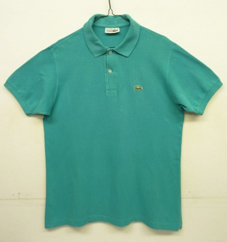 画像: 80'S CHEMISE LACOSTE ポロシャツ ライトグリーン フランス製 (VINTAGE) 「S/S Polo」入荷しました。