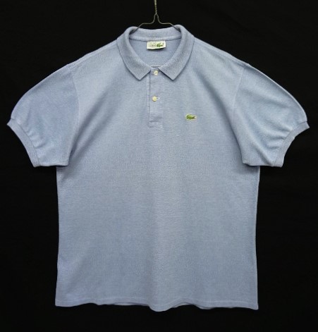 画像: 80'S CHEMISE LACOSTE ポロシャツ ブルーメランジ フランス製 (VINTAGE) 「S/S Polo」入荷しました。