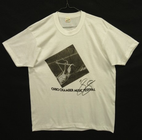 画像: 80'S OHIO CHAMBER MUSIC FESTIVAL '88 シングルステッチ 半袖 Tシャツ ホワイト USA製 (DEADSTOCK) 「T-Shirt」入荷しました。