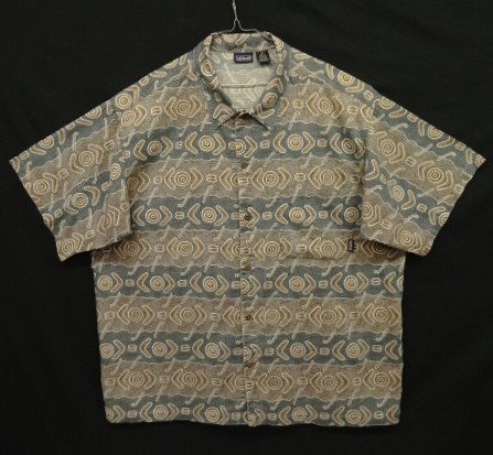 画像: 90'S PATAGONIA コットン 半袖 ボックスシャツ 総柄 (VINTAGE) 「S/S Shirt」入荷しました。