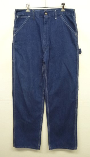 画像: 80'S SEARS デニム ペインターパンツ インディゴ W34L32 USA製 (VINTAGE) 「Bottoms」入荷しました。