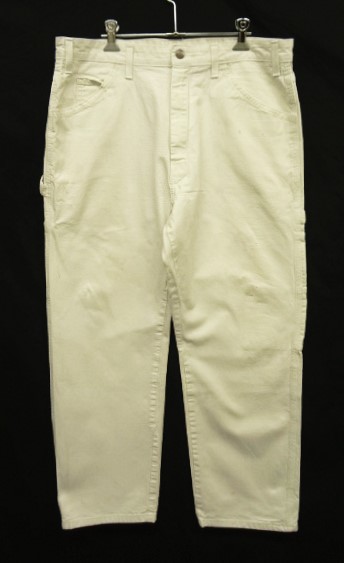 画像: DICKIES x SHERWIN WILLIAMS ペインターパンツ ホワイト W36L30 (VINTAGE) 「Bottoms」入荷しました。