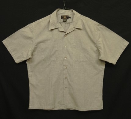 画像: 90'S RRL 初期 三ツ星タグ コットン 半袖 オープンカラーシャツ ブラウン系グレー (VINTAGE) 「S/S Shirt」入荷しました。