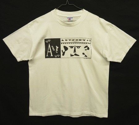 画像: 90'S ARTEES by ANNIE シングルステッチ 両面プリント Tシャツ ホワイト USA製 (VINTAGE) 「T-Shirt」入荷しました。