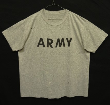 画像: アメリカ軍 US ARMY シングルステッチ 半袖 Tシャツ ヘザーグレー (VINTAGE) 「T-Shirt」入荷しました。