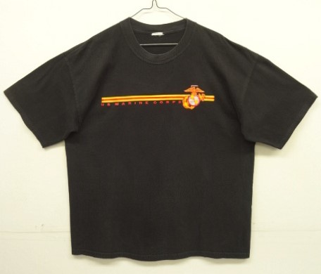 画像: アメリカ軍 USMC 半袖 Tシャツ ブラック (VINTAGE) 「T-Shirt」入荷しました。