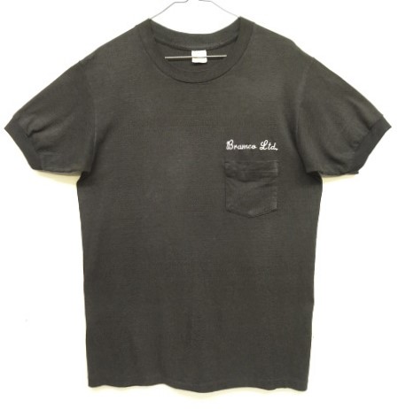 画像: 90'S MARK'S WORK WAREHOUSE シングルステッチ 袖リブ付き ポケット付き Tシャツ ブラック カナダ製 (VINTAGE) 「T-Shirt」入荷しました。