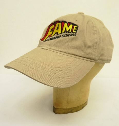 画像: FAME RECORDING STUDIOS ロゴ刺繍 ベースボールキャップ ベージュ (USED) 「Cap」入荷しました。