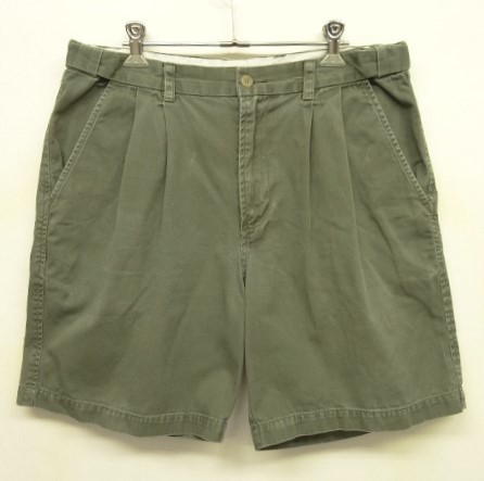 画像: 90'S SHAVER LAKE ツープリーツ チノショーツ オリーブ (VINTAGE) 「Shorts」入荷しました。