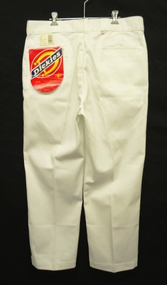 画像: 80'S DICKIES 874 チビタグ ワークパンツ ホワイト W38L30 USA製 (DEADSTOCK) 「Bottoms」入荷しました。