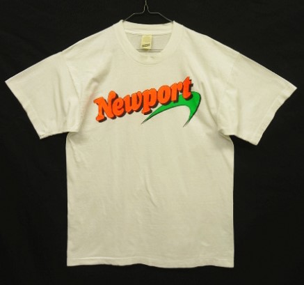 画像: 90'S NEWPORT シングルステッチ 半袖 Tシャツ ホワイト (VINTAGE) 「T-Shirt」入荷しました。