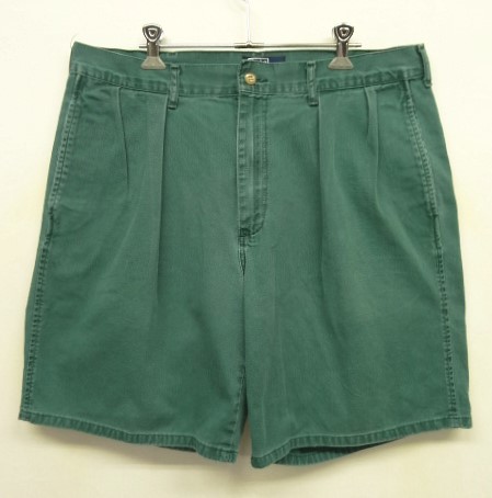 画像: 90'S RALPH LAUREN ツープリーツ チノショーツ グリーン USA製 (VINTAGE) 「Shorts」入荷しました。