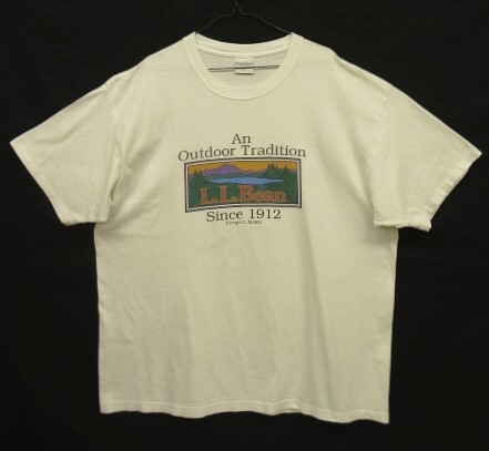 画像: 90'S LL Bean "HARBORSIDE GRAPHICS" シングルステッチ 半袖 Tシャツ ホワイト USA製 (VINTAGE) 「T-Shirt」入荷しました。