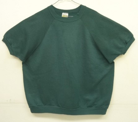 画像: 90'S TULTEX "MAXIMUM SWEATS" ラグランスリーブ 半袖 スウェットシャツ ダークグリーン USA製 (VINTAGE) 「Sweat Shirt」入荷しました。