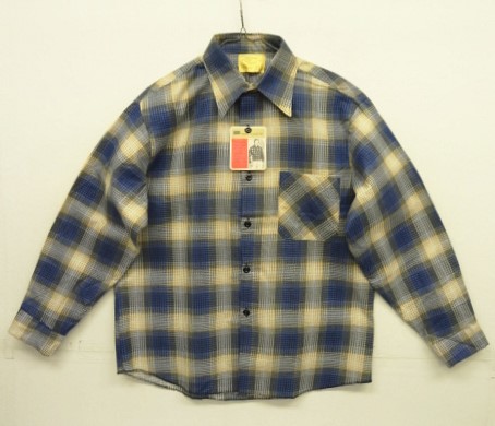 画像: 70'S SEARS "PERMA-PREST" プリントネルシャツ チェック柄 (DEADSTOCK) 「L/S Shirt」入荷しました。