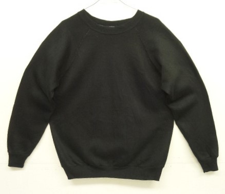 画像: 80'S TULTEX ラグランスリーブ スウェットシャツ ブラック USA製 (VINTAGE) 「Sweat Shirt」入荷しました。