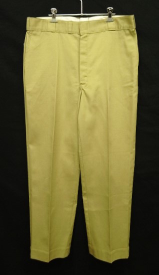 画像: 70'S LL Bean "DICKIES製" 筆記体タグ ワークパンツ ベージュ TALONアルミジップ USA製 (VINTAGE) 「Bottoms」入荷しました。