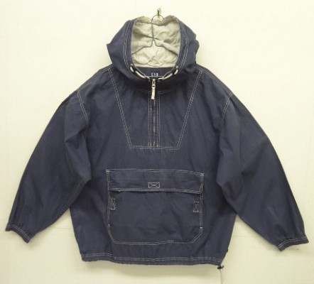 画像: 90'S GAP 旧タグ コットン ハーフジップ アノラック ネイビー (VINTAGE) 「Jacket」入荷しました。