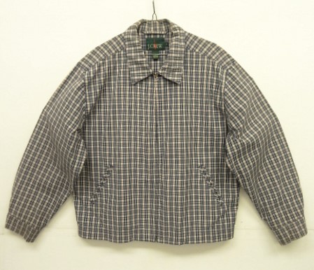 画像: 90'S J.CREW 旧タグ コットン ドリズラージャケット チェック柄 (VINTAGE) 「Jacket」入荷しました。