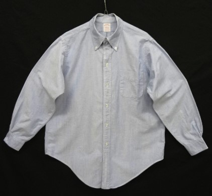 画像: 70'S BROOKS BROTHERS "MAKERS" 6ボタン オックスフォード BDシャツ ブルー USA製 (VINTAGE) 「L/S Shirt」入荷しました。