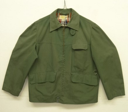 画像: 70'S VIGENNA フレンチワーク 動物ボタン ハンティングジャケット オリーブ (VINTAGE) 「Jacket」入荷しました。