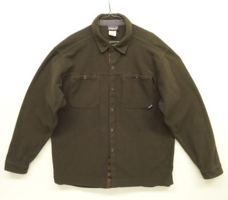 画像: 00'S PATAGONIA "SYNCHILLA" ドットボタン フリースシャツ チャコール (VINTAGE) 「L/S Shirt」入荷しました。