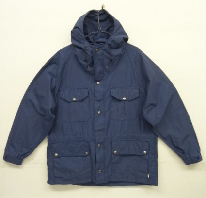 画像: 70'S WOODS コットン/ナイロン マウンテンパーカー ネイビー カナダ製 (VINTAGE) 「Jacket」入荷しました。