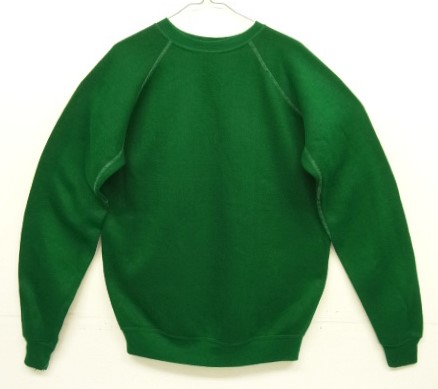 画像: 70'S SEARS 脇ガゼット付き ラグランスリーブ スウェットシャツ ダークグリーン (VINTAGE) 「Sweat Shirt」入荷しました。