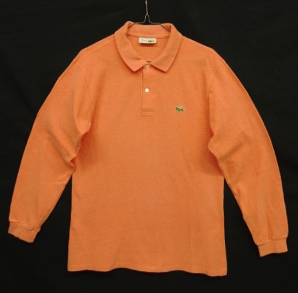 画像: 80'S CHEMISE LACOSTE 長袖 ポロシャツ オレンジヘザー フランス製 (VINTAGE) 「L/S Shirt」入荷しました。