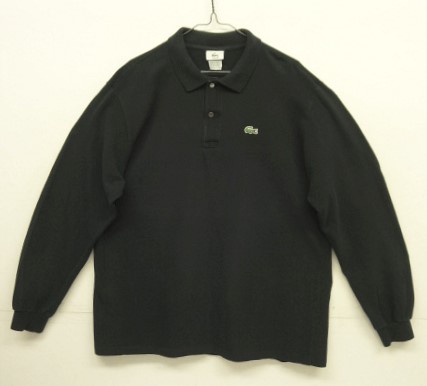 画像: 90'S CHEMISE LACOSTE 長袖 ポロシャツ ブラック フランス製 (VINTAGE) 「L/S Shirt」入荷しました。