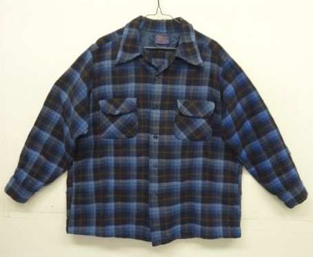 画像: 70'S PENDLETON "BOARD SHIRT" ウール オープンカラーシャツ チェック柄 USA製 (VINTAGE) 「L/S Shirt」入荷しました。