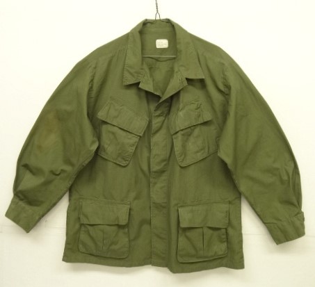 画像: 60'S アメリカ軍 US ARMY "JUNGLE FATIGUE" リップストップ ファティーグジャケット L-SHORT (VINTAGE) 「Jacket」入荷しました。