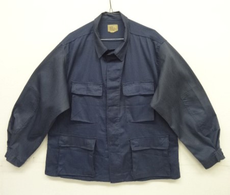 画像: アメリカ軍 "VITIN GARMENT MFG CORP製" BDUジャケット ネイビー/ツートンカラー L-R (DEADSTOCK) 「Jacket」入荷しました。