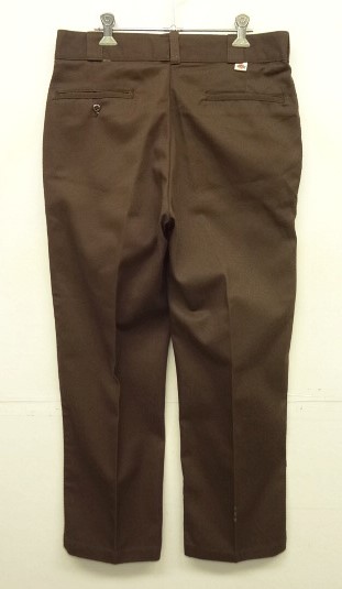 画像: 80'S DICKIES 874 チビタグ ワークパンツ ブラウン W33L29 USA製 (VINTAGE) 「Bottoms」入荷しました。