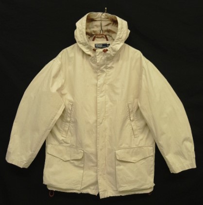 画像: 90'S RALPH LAUREN コットン フルジップ デッキパーカー オフホワイト (VINTAGE) 「Jacket」入荷しました。