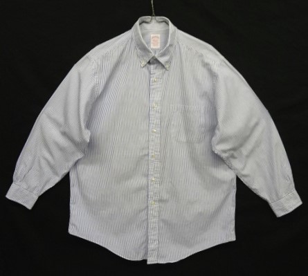 画像: 90'S BROOKS BROTHERS "MAKERS" オックスフォード BDシャツ ストライプ USA製 (VINTAGE) 「L/S Shirt」入荷しました。