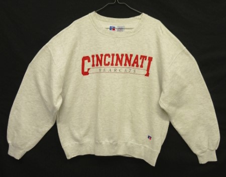 画像: 90'S RUSSELL ATHLETIC "HIGH COTTON" 前Vガゼット付き クルーネック スウェットシャツ アッシュ USA製 (VINTAGE) 「Sweat Shirt」入荷しました。