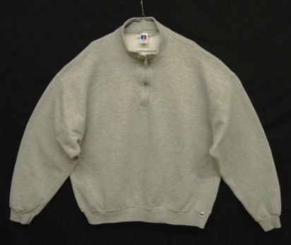 画像: 90'S RUSSELL ATHLETIC ハーフジップ スウェットシャツ ヘザーグレー メキシコ製 (VINTAGE) 「Sweat Shirt」入荷しました。