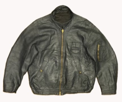 画像: 70'S フランス軍 前期型 レザー パイロットジャケット ダークネイビー (VINTAGE) 「Jacket」入荷しました。