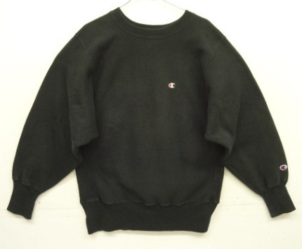 画像: 90'S CHAMPION 刺繍タグ リバースウィーブ ブラック メキシコ製 (VINTAGE) 「Sweat Shirt」入荷しました。