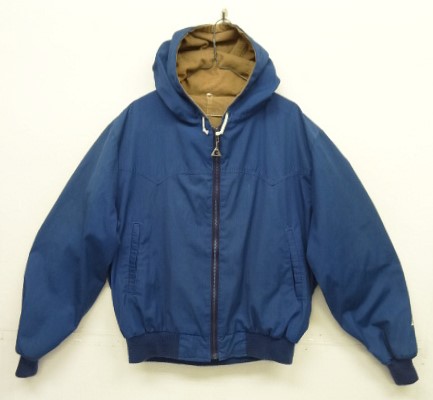 画像: 80'S GERRY ウエスタンヨーク 裏地コーデュロイ フード付き ドリズラージャケット ネイビー USA製 (VINTAGE) 「Jacket」入荷しました。